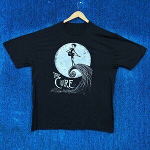 The Cure X Nightmare Before Christmas Gothic Metal Band T-Shirt Size XL
